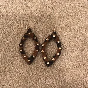 Cute cow print earrings